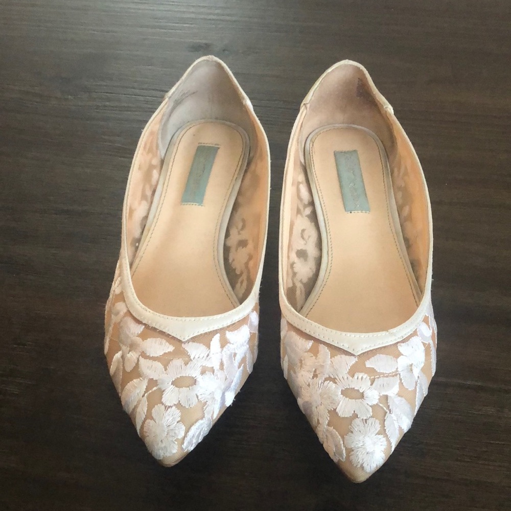 Betsey Johnson wedding shoes size 7.5